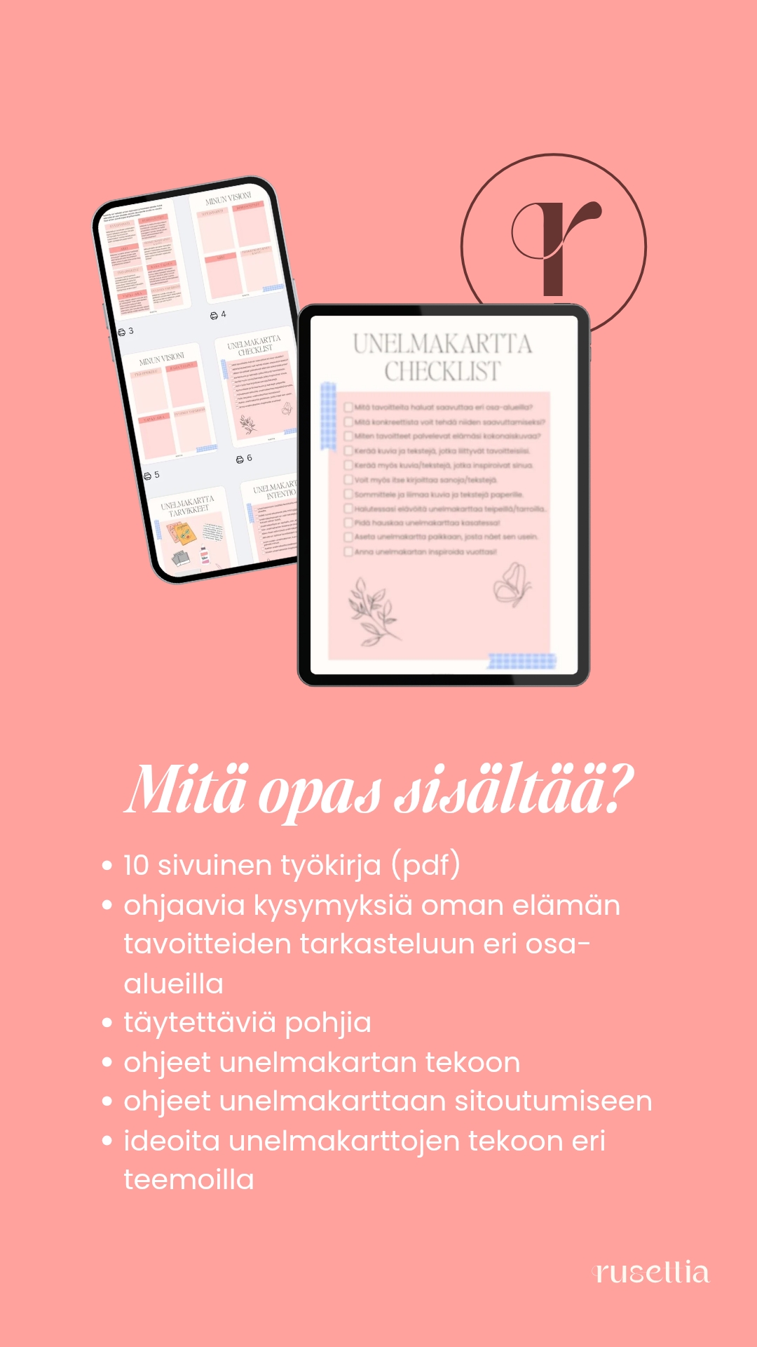 Unelmakartta työkirja - digitaalinen tuote - Image 4