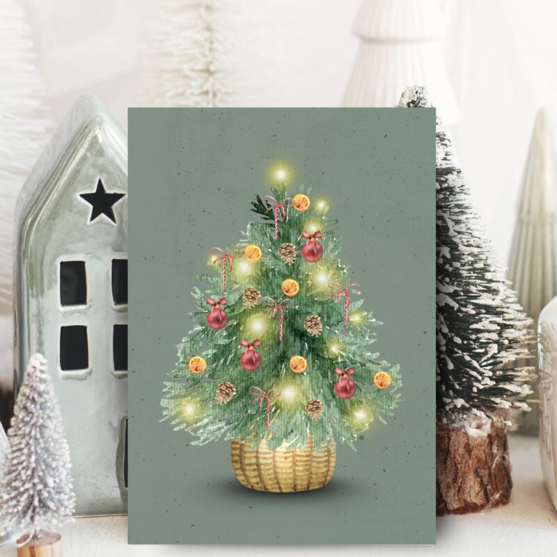 Joulukuusikortti - Nordic Design