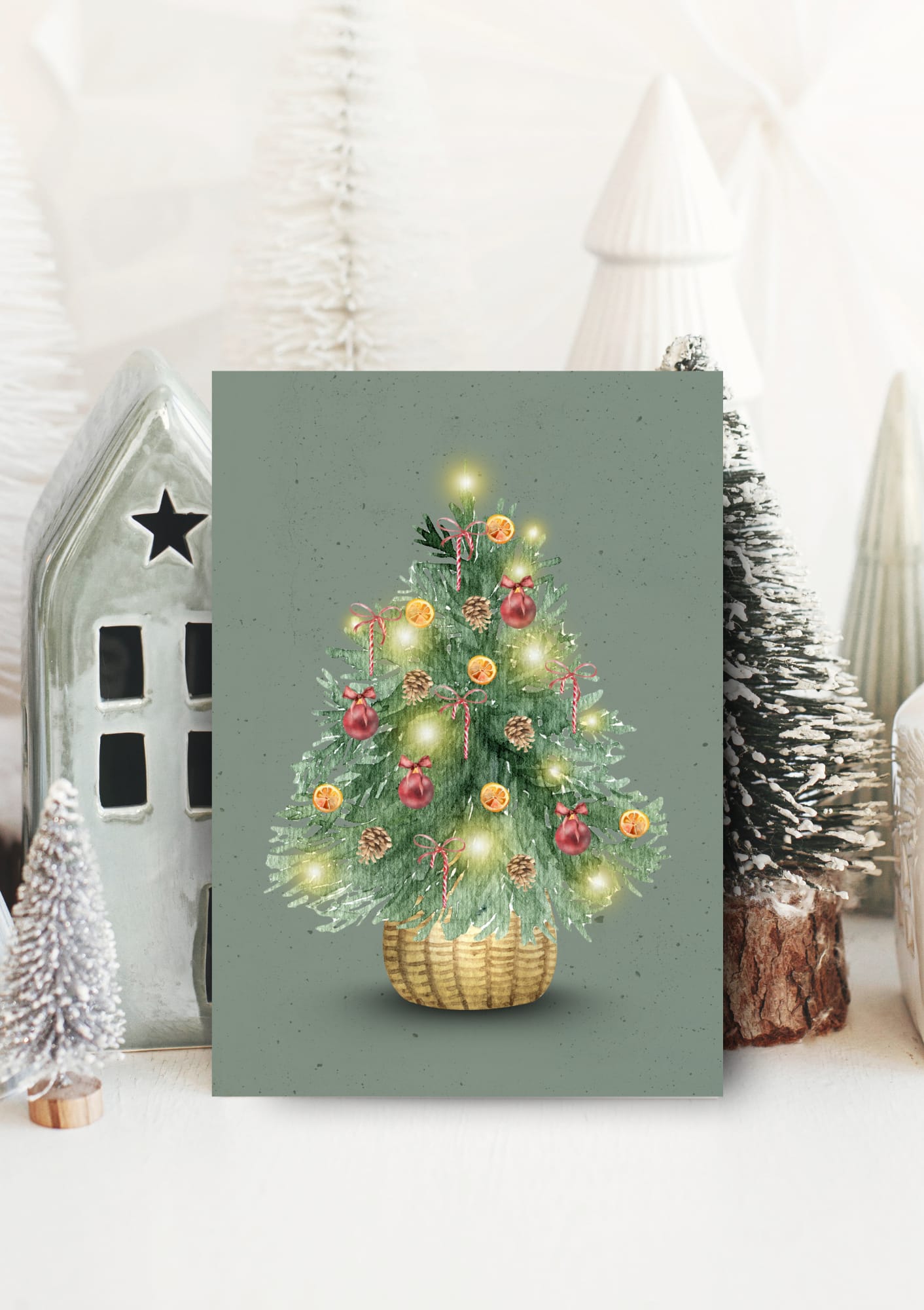 Joulukuusikortti - Nordic Design