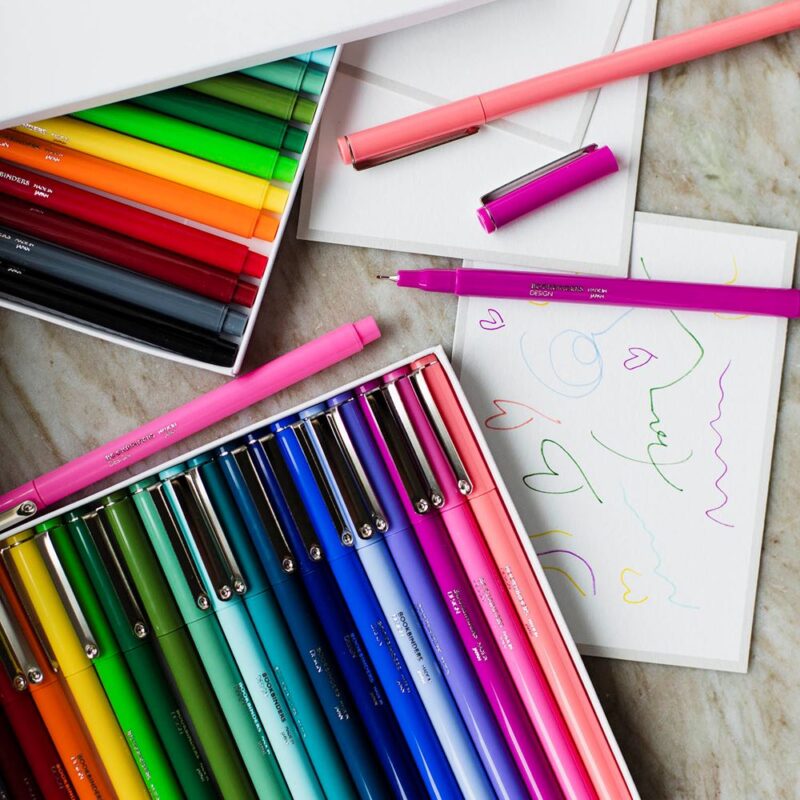 Fineliner ohutkärkinen tussi - eri värejä | Bookbinders