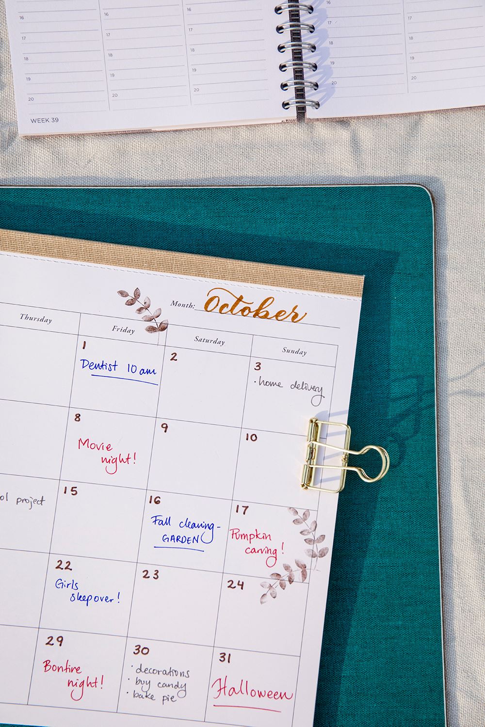 bookbinders kuukausisuunnittelija