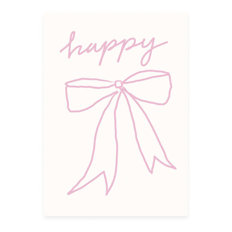 Rusetti happy postikortti - L'atelier Samedi