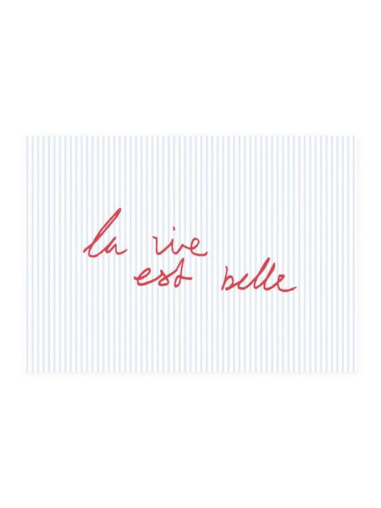 La vie est belle kortti - L'atelier Samedi