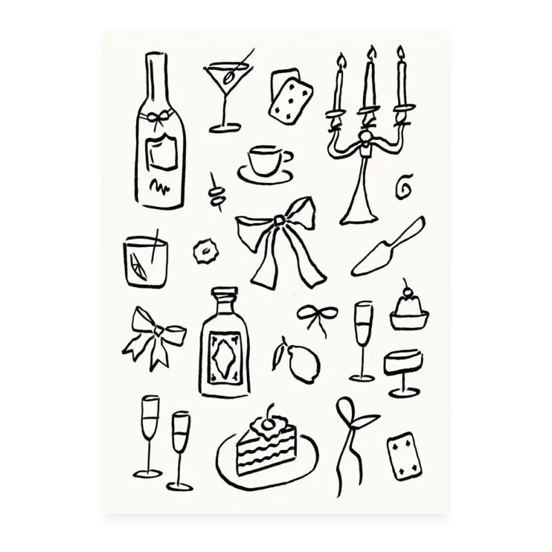 Afternoon soiree kortti - L'atelier Samedi